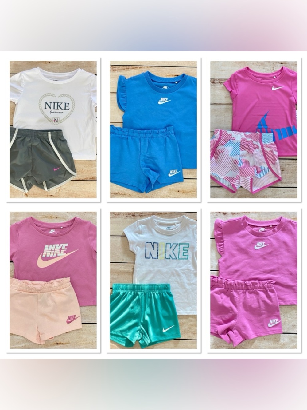 Nike Kids Matching Spring Summer Sets - Size 4T PICK 4 NWT Short Sets